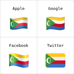 Bandeira das Ilhas Comores emoji