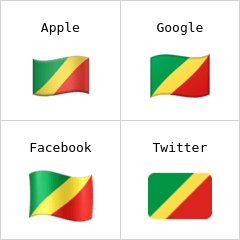 Congolesisk flag - Brazzaville emoji