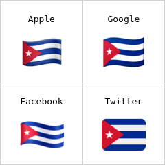 Flagge von Kuba Emoji
