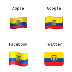 Flagge von Ecuador Emoji