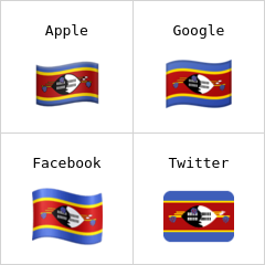 Флаг Свазиленда эмодзи