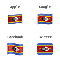 Flagge von Swasiland Emoji