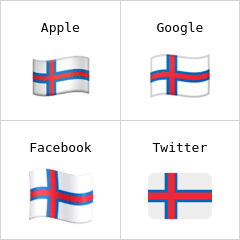 Bandera de las Islas Feroe Emojis