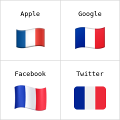 Fransa bayrağı emoji