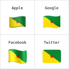 Bandiera della Guyana francese Emoji