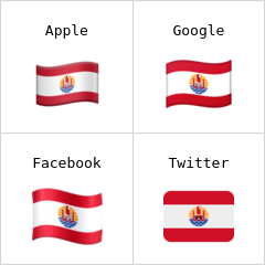 Bandiera della Polinesia francese Emoji