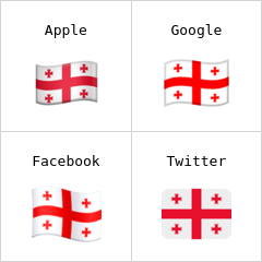 Flagge von Georgien Emoji