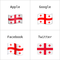 Bandiera della Georgia Emoji