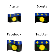 Bandiera della Guadalupa Emoji