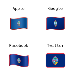 Флаг Гуама эмодзи