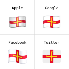 Bandiera di Guernsey Emoji