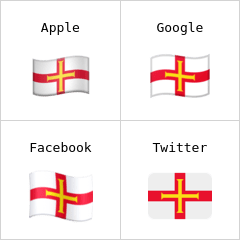 Bandiera di Guernsey Emoji