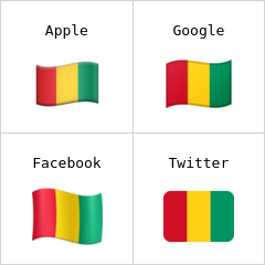 Flagge von Guinea Emoji