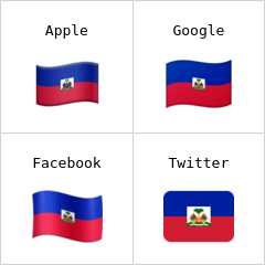 Flagge von Haiti Emoji