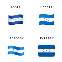 宏都拉斯旗幟 表情符號