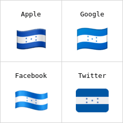 Bandiera dell'Honduras Emoji