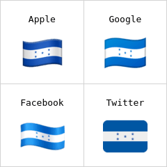 Honduras Bayrağı emoji