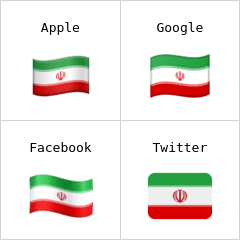 Flagge von Iran Emoji