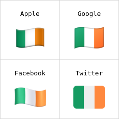 Bandera de Irlanda Emojis