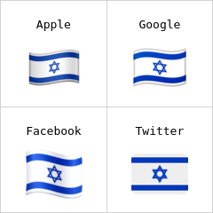 Bandeira de Israel emoji