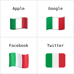 意大利旗帜 表情符号