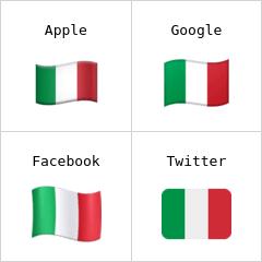 Bandera de Italia Emojis