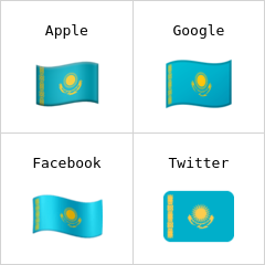 Flagge von Kasachstan Emoji