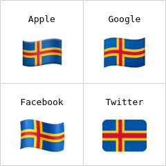 Flagge der Åland-Inseln Emoji