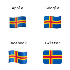 Bandera de las islas de Åland Emojis