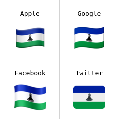 Cờ Lesotho biểu tượng