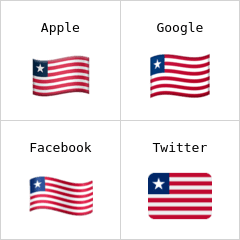 Bandiera della Liberia Emoji