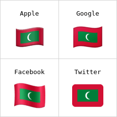 Bandiera delle Maldive Emoji