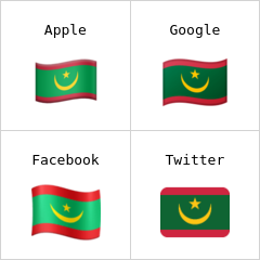 Bandiera della Mauritania Emoji