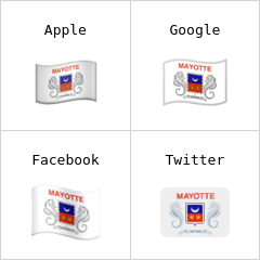 Vlajka Mayotte emodži
