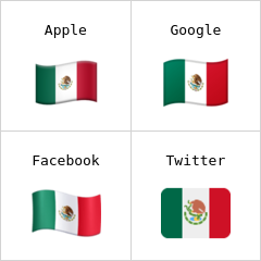 Flagge von Mexiko Emoji