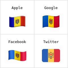 Bandeira de Moldova emoji
