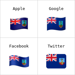 Bandiera di Montserrat Emoji