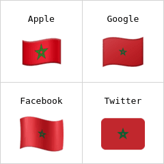 Bandiera del Marocco Emoji