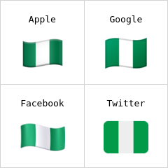Flagge von Nigeria Emoji