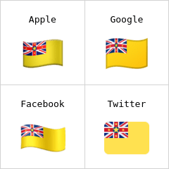 Bandiera di Niue Emoji