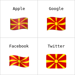 Bandera de Macedonia Emojis