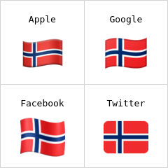 挪威旗幟 表情符號