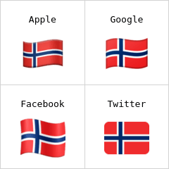 Flagge von Norwegen Emoji