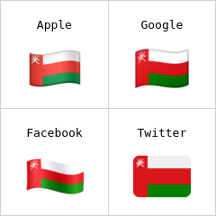 Bandiera dell'Oman Emoji