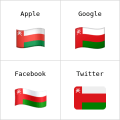 Bandiera dell'Oman Emoji