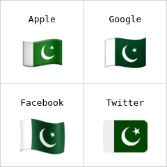 Flagge von Pakistan Emoji