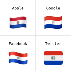 Flagge von Paraguay Emoji