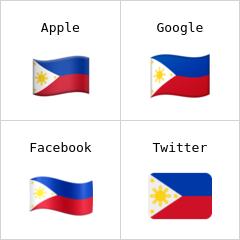 Flagge der Philippinen Emoji