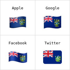 Bandiera delle Isole Pitcairn Emoji