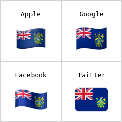 Bandiera delle Isole Pitcairn Emoji